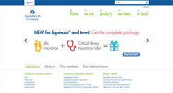 Desktop Screenshot of equitable.ca
